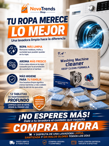 Washing Machine Cleaner 🫧 Pastillas Limpiadoras Lavadoras