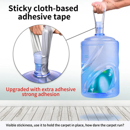 Cinta adhesiva impermeable súper fuerte - Adhesivo versátil gris plateado para paredes, plásticos, vidrio, madera y metal - Ideal para hogares de bricolaje