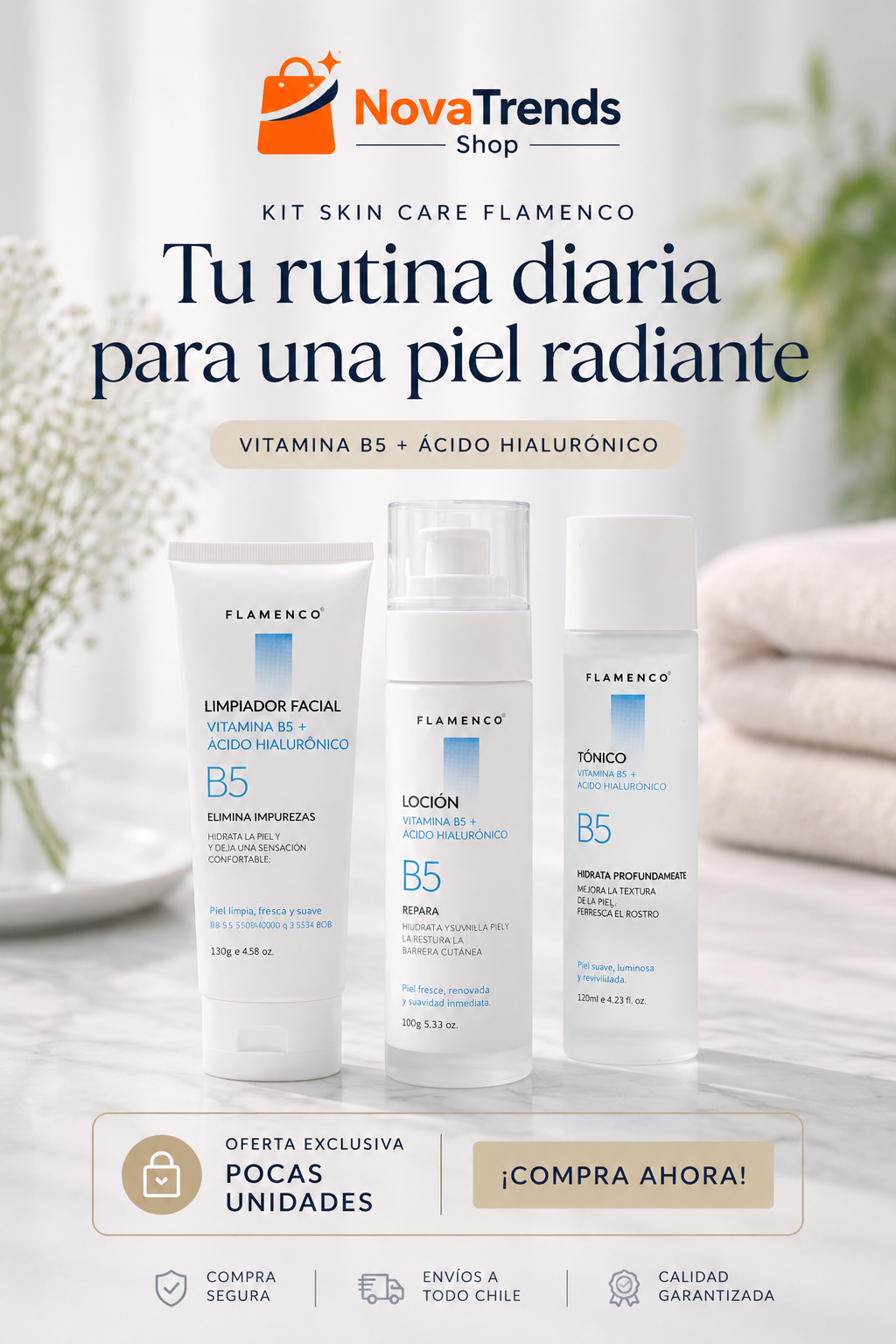 Kit Skin Care Vita B5 + Ácido Hialurónico