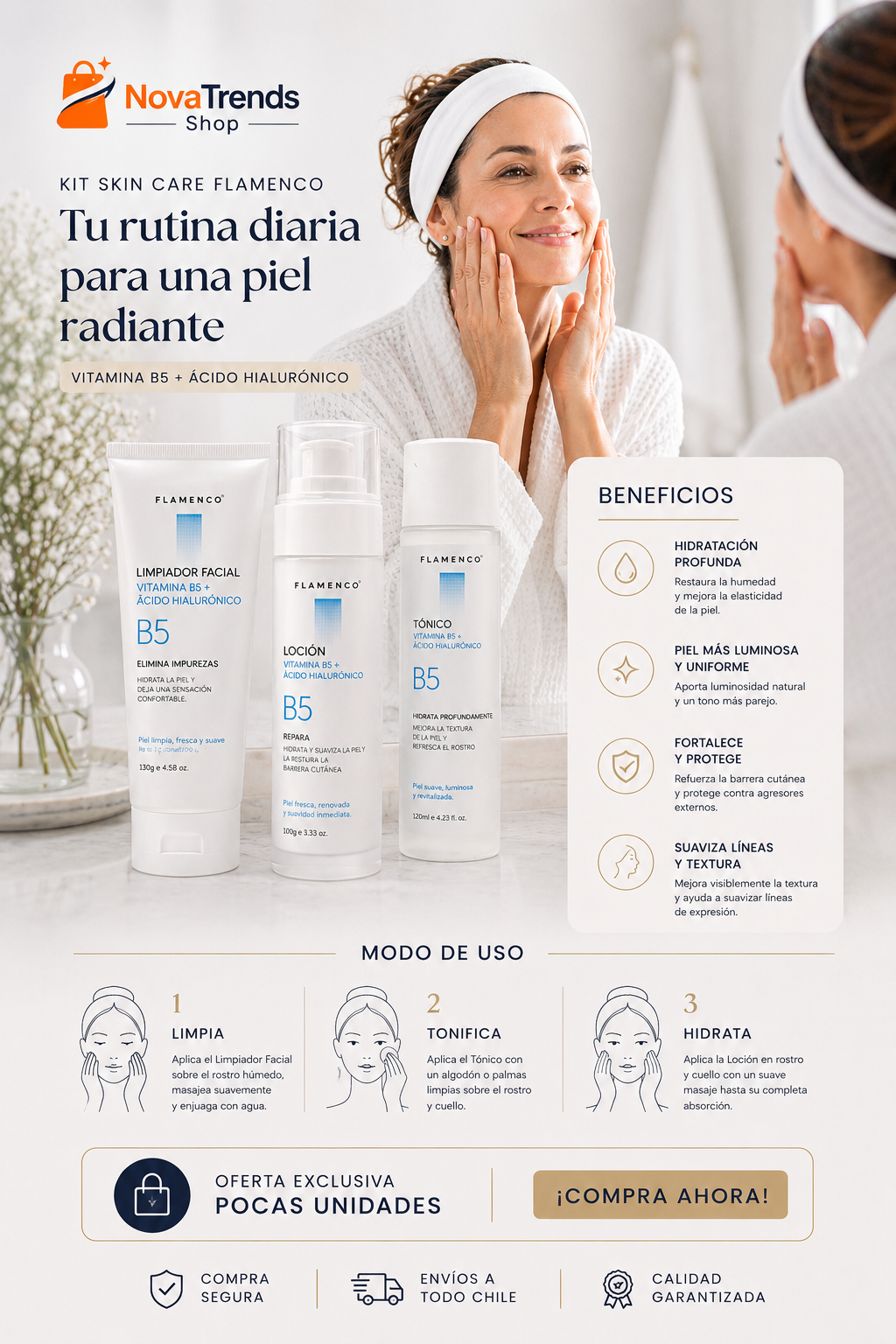 Kit Skin Care Vita B5 + Ácido Hialurónico