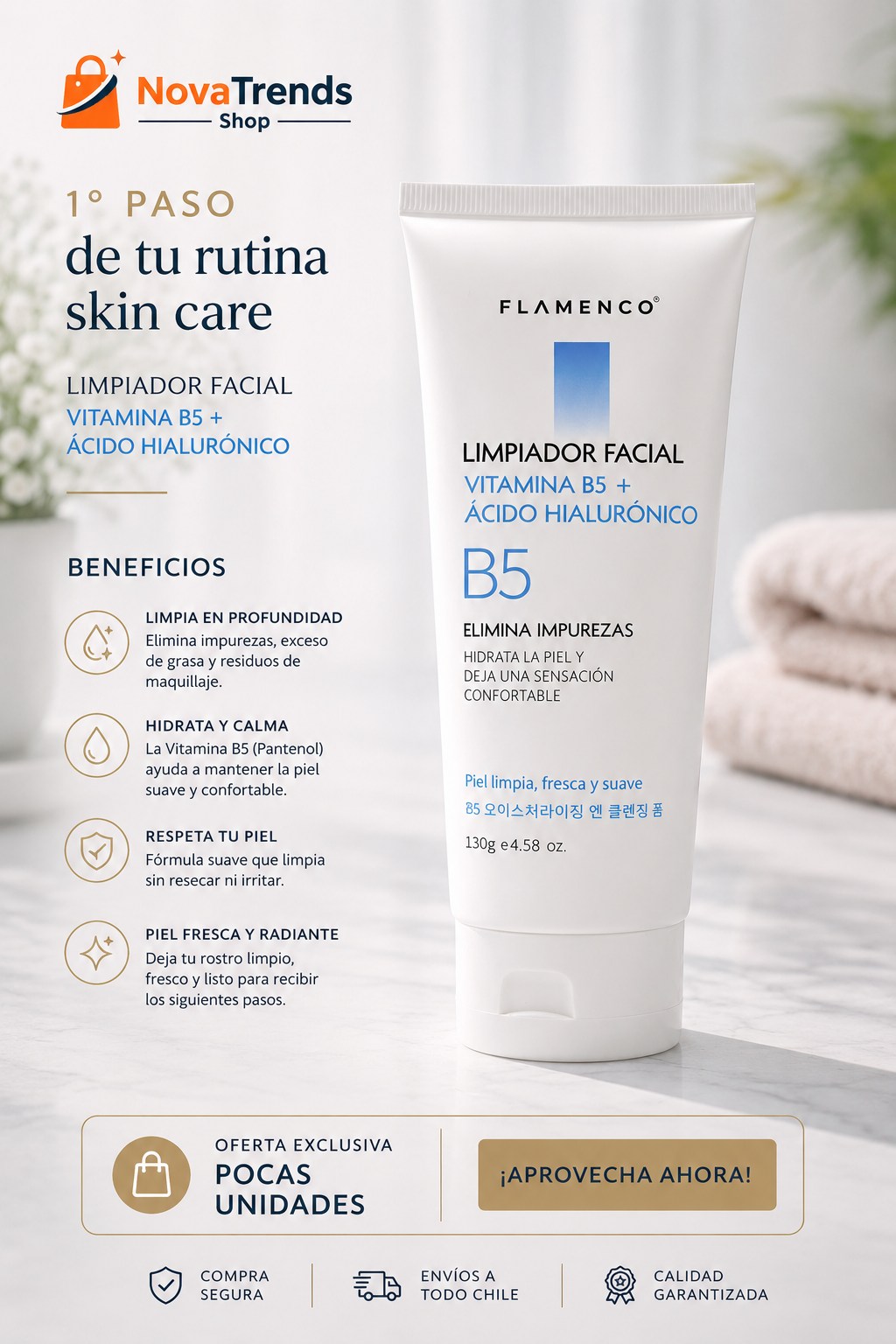 Kit Skin Care Vita B5 + Ácido Hialurónico