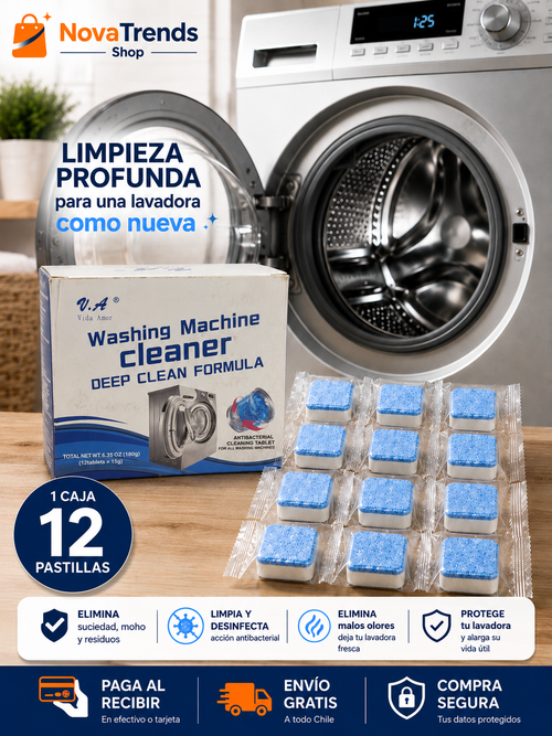 Washing Machine Cleaner 🫧 Pastillas Limpiadoras Lavadoras
