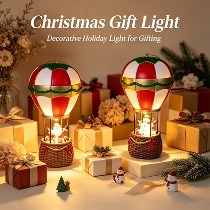 Adornos navideños brillantes, Papá Noel, muñeco de nieve, chimenea, luz LED nocturna de resina, decoración navideña, juguetes navideños para niños, regalo