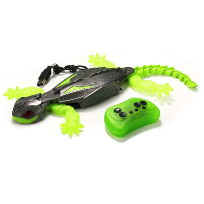 RC pared escalada araña Gecko lagarto juguete eléctrico Control remoto pared escalada juguetes de animales juguetes de Halloween para niños