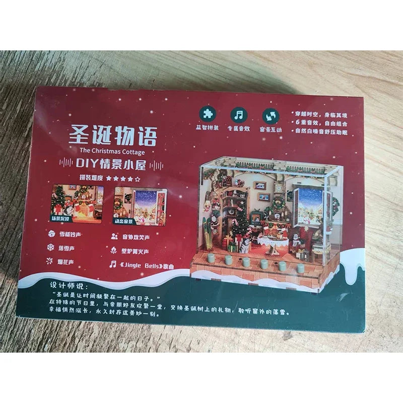 Sujetalibros de flor de cerezo, casas de muñecas japonesas, juguetes, estantería, bricolaje, rincón de libros de madera, Kits de inserción, regalos en miniatura, decoración del hogar