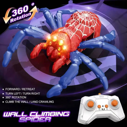 RC pared escalada araña Gecko lagarto juguete eléctrico Control remoto pared escalada juguetes de animales juguetes de Halloween para niños