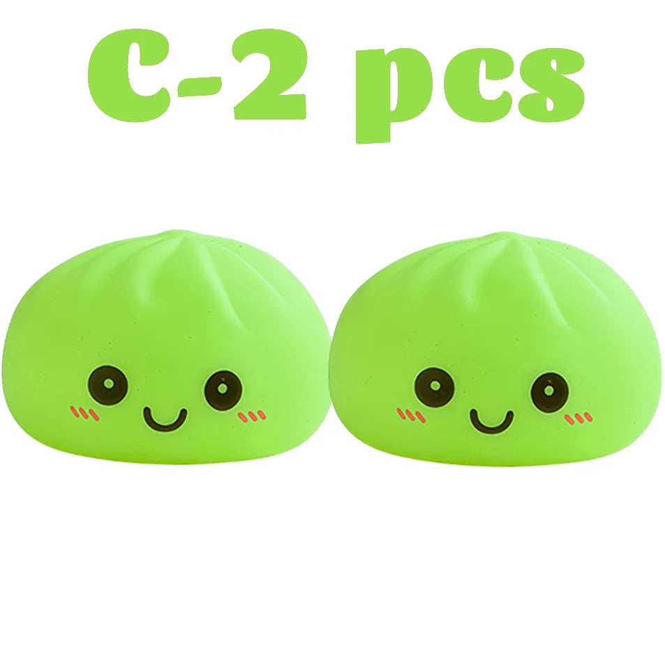 Nuevas luces nocturnas de dumplings 2027, adorno de escritorio de dumplings luminosos, linda caja de vaporera de dumplings luminosa, luces de dumplings kawaii, regalos