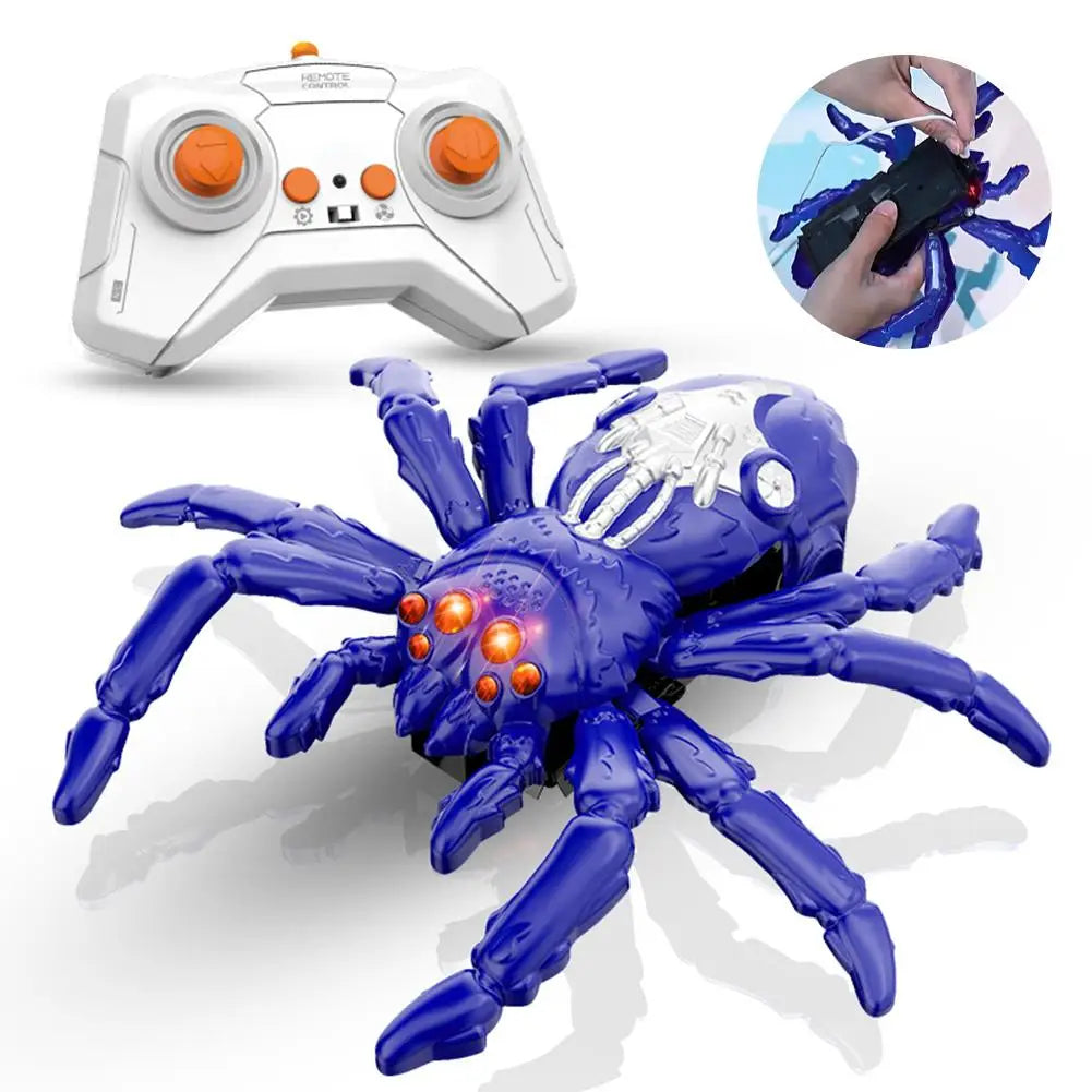 RC pared escalada araña Gecko lagarto juguete eléctrico Control remoto pared escalada juguetes de animales juguetes de Halloween para niños