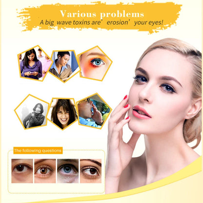 20 piezas-mascarilla de cristal con colágeno dorado, parches para el cuidado de la piel, reafirmante, hidratante, nutritiva, productos para el cuidado de la piel de los ojos, 10 pares