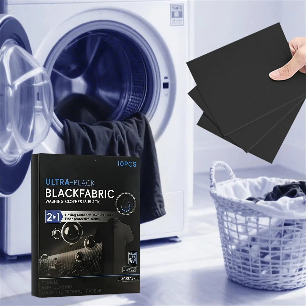 Tinte para Tela que Restaura el Color, Suministros de Lavandería de Larga Duración, 10 Tabletas de Tinte Oscuro para Tela de Algodón, Lino, Lana, Camisetas y Zapatos