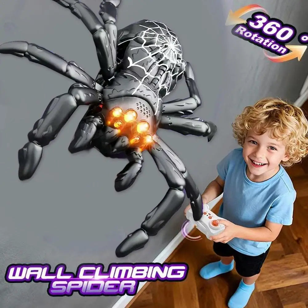 RC pared escalada araña Gecko lagarto juguete eléctrico Control remoto pared escalada juguetes de animales juguetes de Halloween para niños