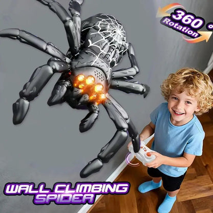 RC pared escalada araña Gecko lagarto juguete eléctrico Control remoto pared escalada juguetes de animales juguetes de Halloween para niños