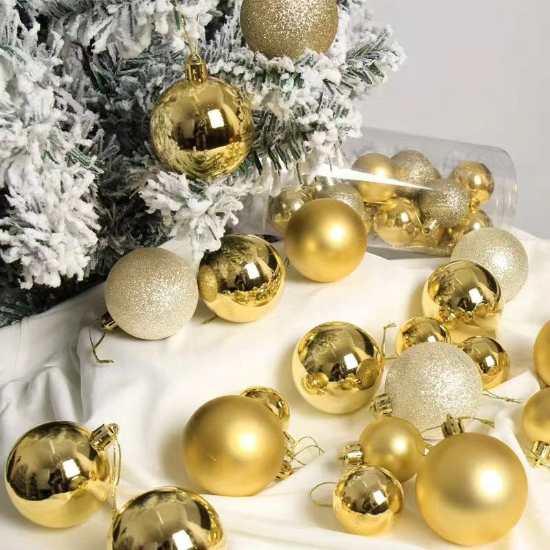24/36 Piezas de Bolas de Navidad Colgantes, Decoración para Árbol de Navidad, Decoración Interior para el Hogar, Año Nuevo 2026, Artículos para Fiestas DIY