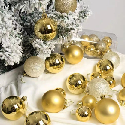 24/36 Piezas de Bolas de Navidad Colgantes, Decoración para Árbol de Navidad, Decoración Interior para el Hogar, Año Nuevo 2026, Artículos para Fiestas DIY