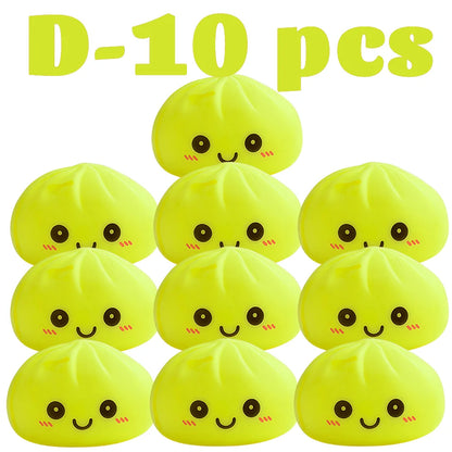 Nuevas luces nocturnas de dumplings 2027, adorno de escritorio de dumplings luminosos, linda caja de vaporera de dumplings luminosa, luces de dumplings kawaii, regalos