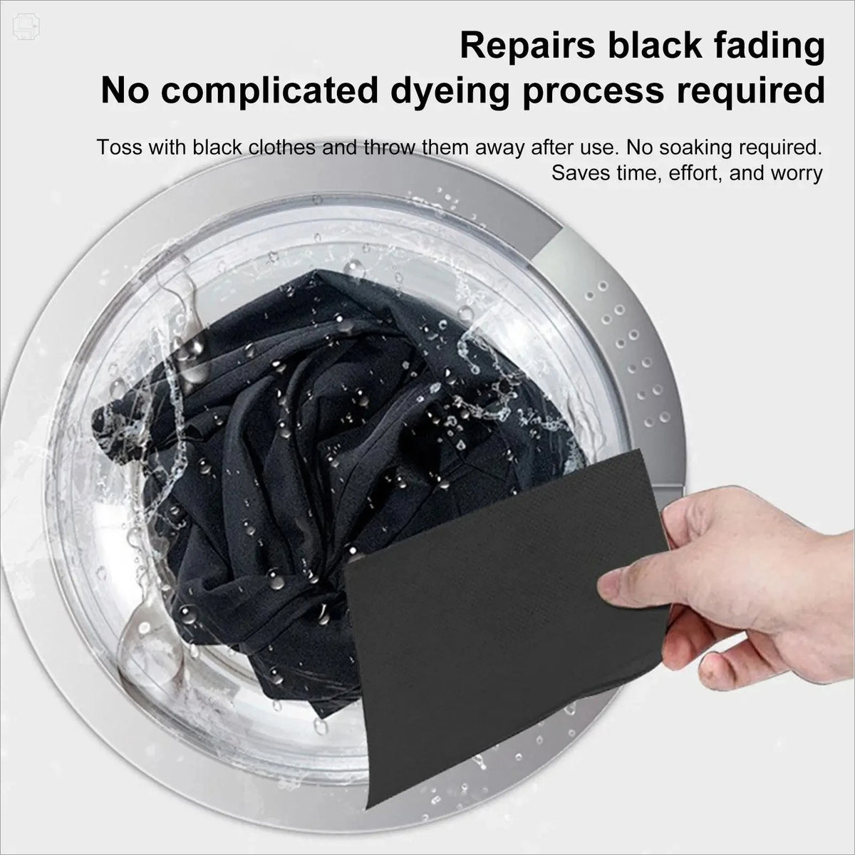 Tinte para Tela que Restaura el Color, Suministros de Lavandería de Larga Duración, 10 Tabletas de Tinte Oscuro para Tela de Algodón, Lino, Lana, Camisetas y Zapatos