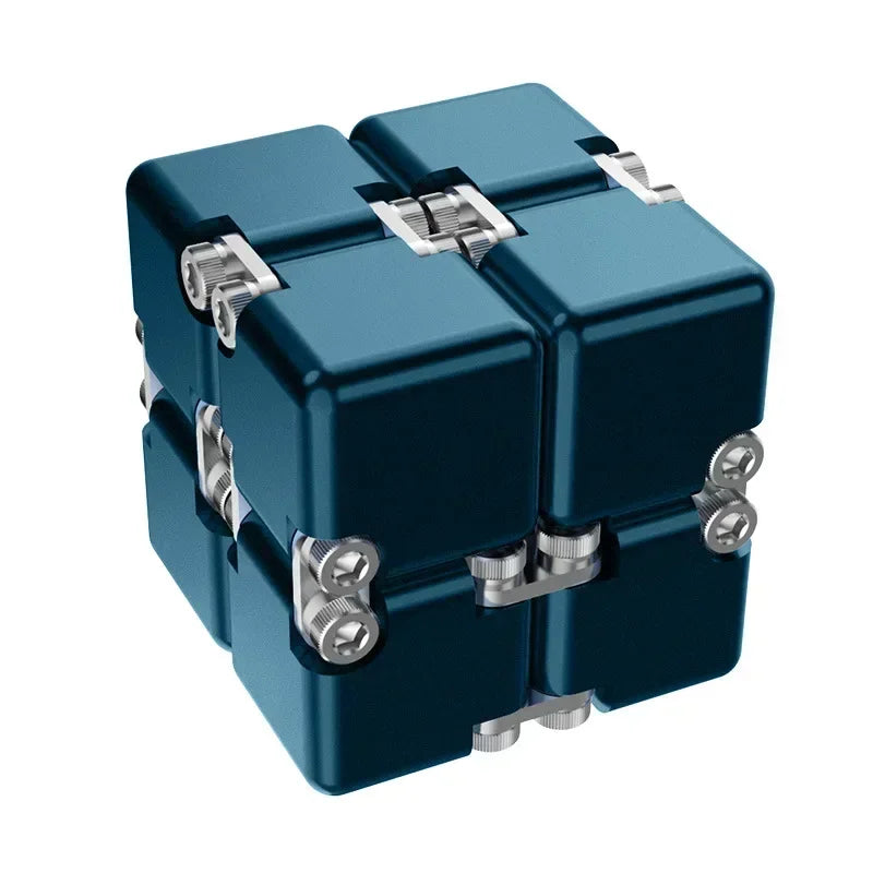 Cubo infinito de Metal DIY para aliviar el estrés, juguete antiestrés, el mejor alivio del estrés, atención y concentración, señuelo de ansiedad para adultos