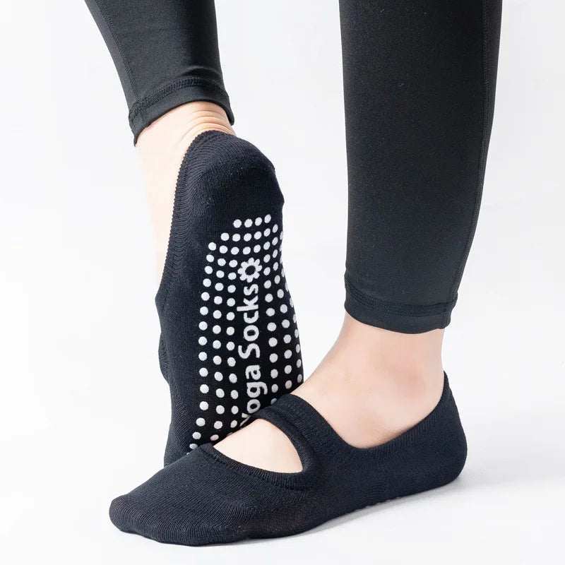 Calcetines sin espalda para aeróbicos, Pilates, baile, trampolín, fitness, calcetines de suelo, calcetines invisibles para yoga