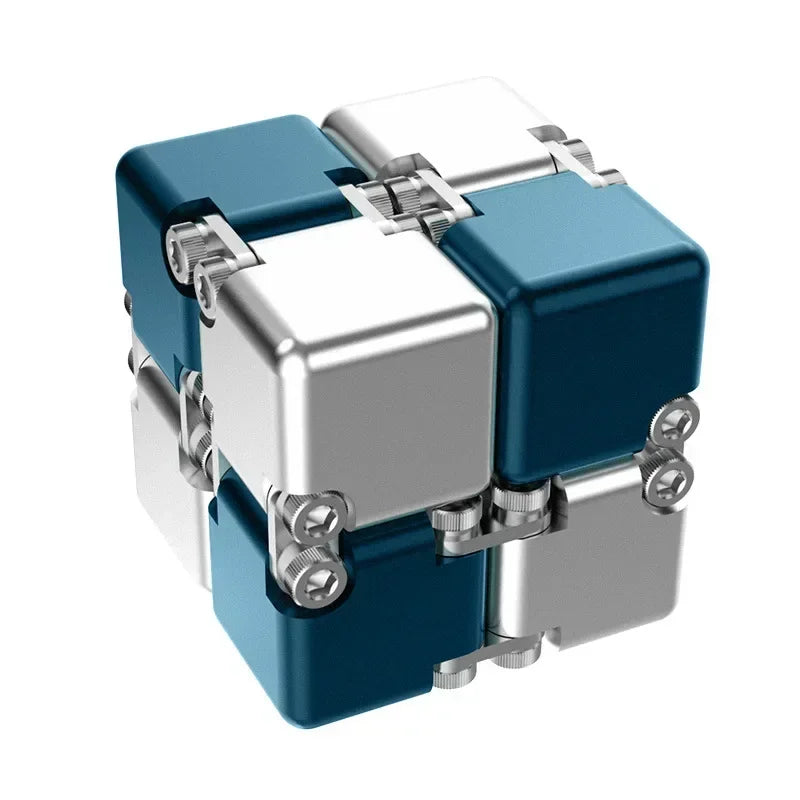 Cubo infinito de Metal DIY para aliviar el estrés, juguete antiestrés, el mejor alivio del estrés, atención y concentración, señuelo de ansiedad para adultos