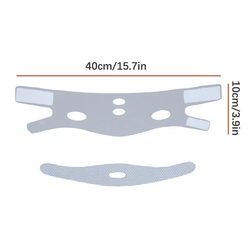 Estiramiento Facial con cara para dormir, moldeador en V, vendaje adelgazante Facial, relajación, forma de elevación, Reduce la barbilla doble, banda para adelgazar la cara, masaje