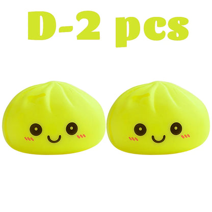 Nuevas luces nocturnas de dumplings 2027, adorno de escritorio de dumplings luminosos, linda caja de vaporera de dumplings luminosa, luces de dumplings kawaii, regalos