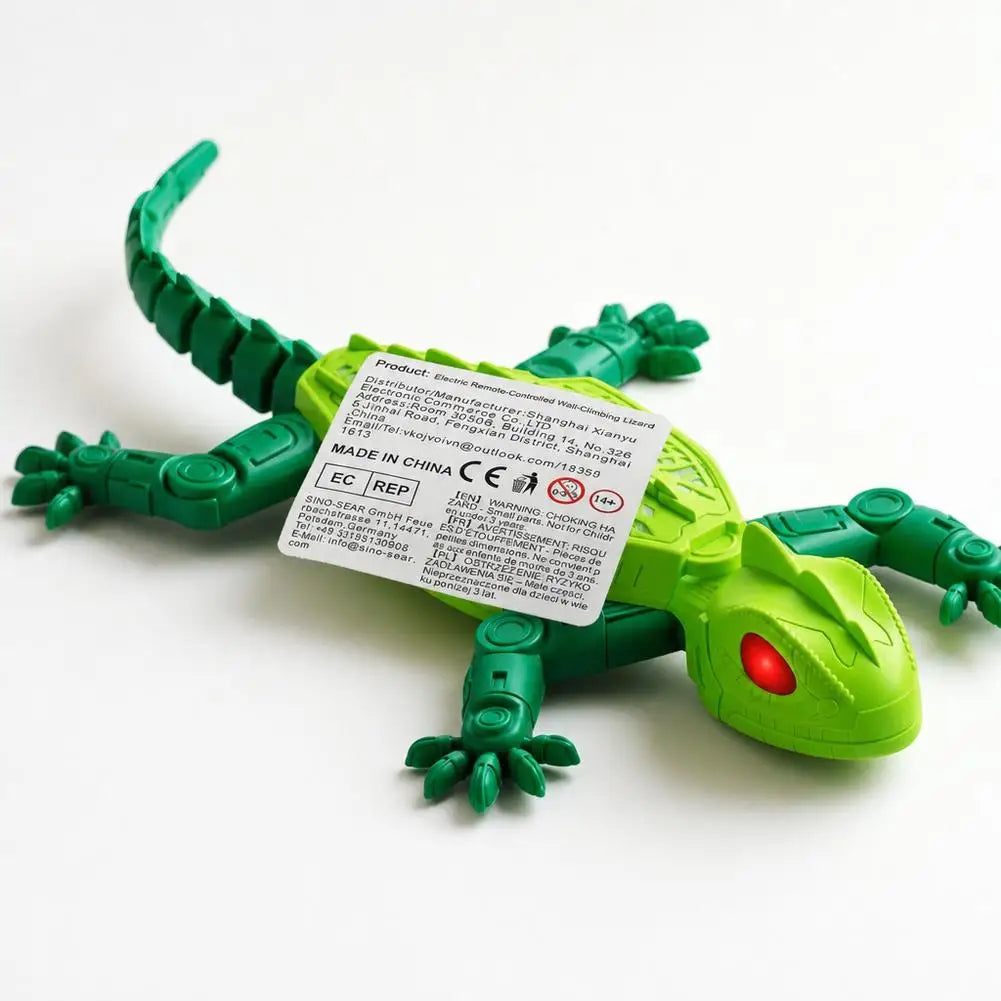 Coche teledirigido 2.4G que se desliza por paredes, modelo de gecko eléctrico, simulación de lagarto, coche teledirigido que se desliza por paredes, regalo de cumpleaños para niños.