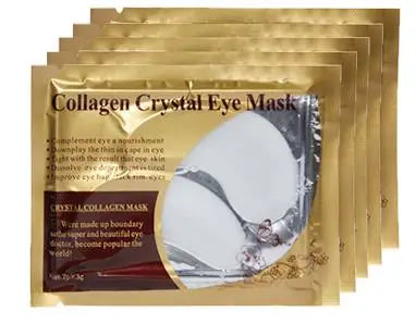 20 piezas-mascarilla de cristal con colágeno dorado, parches para el cuidado de la piel, reafirmante, hidratante, nutritiva, productos para el cuidado de la piel de los ojos, 10 pares