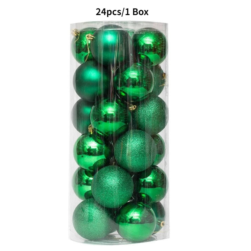 24/36 Piezas de Bolas de Navidad Colgantes, Decoración para Árbol de Navidad, Decoración Interior para el Hogar, Año Nuevo 2026, Artículos para Fiestas DIY