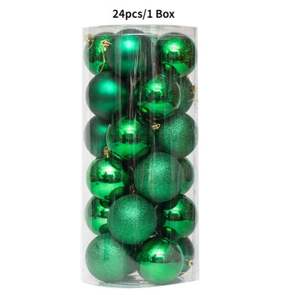 24/36 Piezas de Bolas de Navidad Colgantes, Decoración para Árbol de Navidad, Decoración Interior para el Hogar, Año Nuevo 2026, Artículos para Fiestas DIY