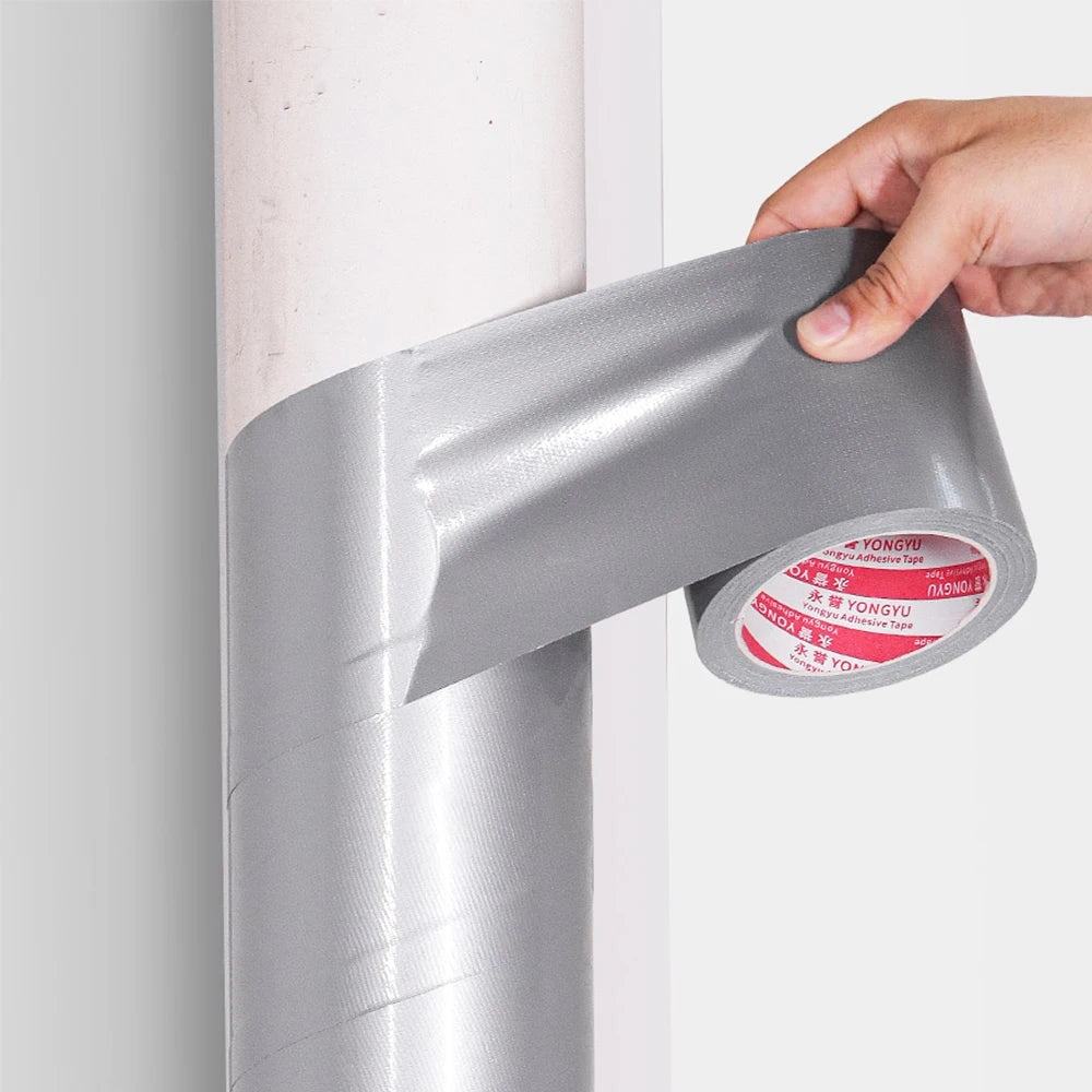 Cinta adhesiva impermeable súper fuerte - Adhesivo versátil gris plateado para paredes, plásticos, vidrio, madera y metal - Ideal para hogares de bricolaje