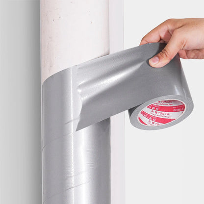 Cinta adhesiva impermeable súper fuerte - Adhesivo versátil gris plateado para paredes, plásticos, vidrio, madera y metal - Ideal para hogares de bricolaje