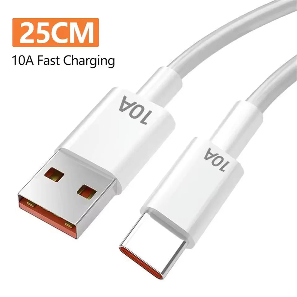 Cargador Rápido Multipuerto de 240 W con 5 Puertos USB C PD QC3.0 para iPhone, Samsung, Huawei, Xiaomi, Laptop, Tablet, Adaptador de Carga Rápida