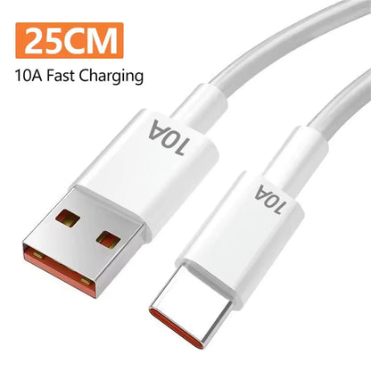 Cargador Rápido Multipuerto de 240 W con 5 Puertos USB C PD QC3.0 para iPhone, Samsung, Huawei, Xiaomi, Laptop, Tablet, Adaptador de Carga Rápida
