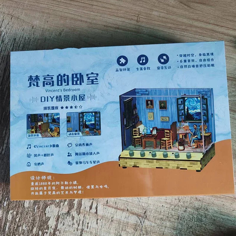 Sujetalibros de flor de cerezo, casas de muñecas japonesas, juguetes, estantería, bricolaje, rincón de libros de madera, Kits de inserción, regalos en miniatura, decoración del hogar