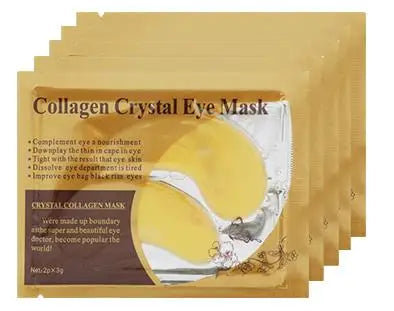 20 piezas-mascarilla de cristal con colágeno dorado, parches para el cuidado de la piel, reafirmante, hidratante, nutritiva, productos para el cuidado de la piel de los ojos, 10 pares