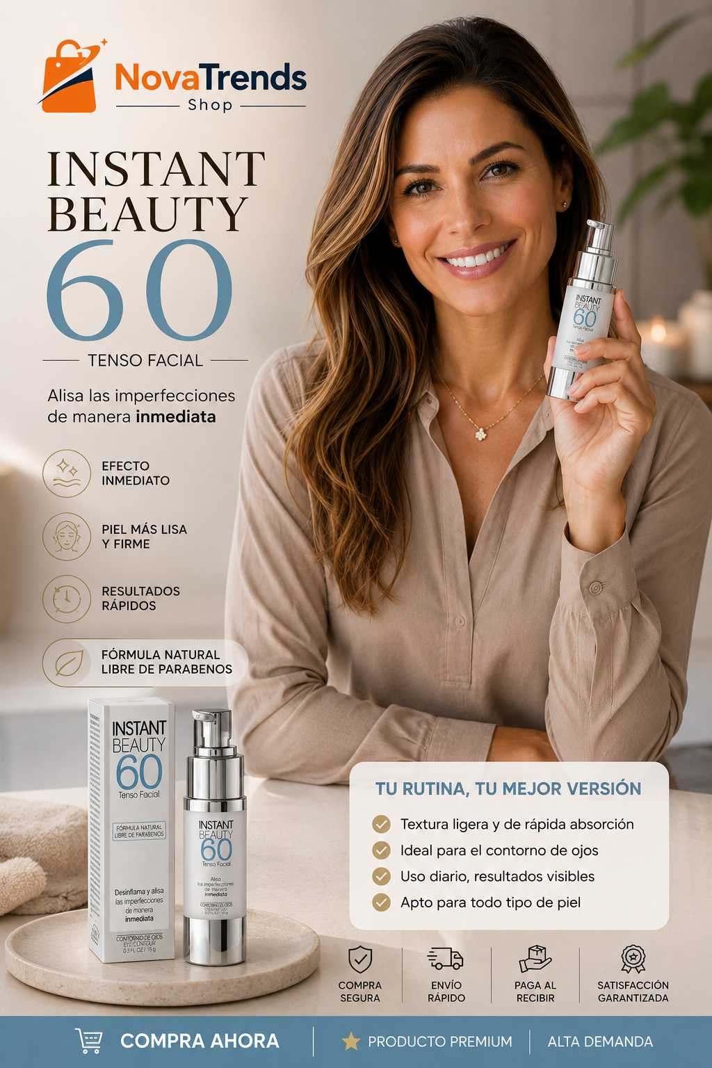 Instant Beauty 60 - Efecto Antiarrugas Inmediato