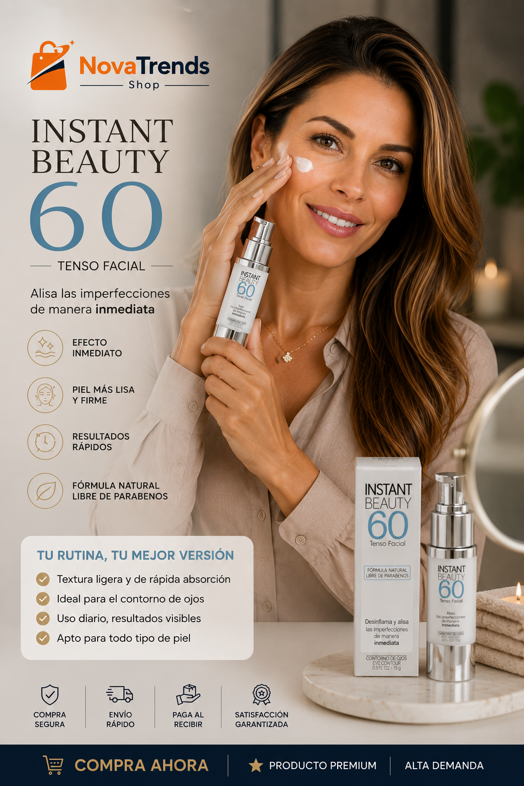 Instant Beauty 60 - Efecto Antiarrugas Inmediato