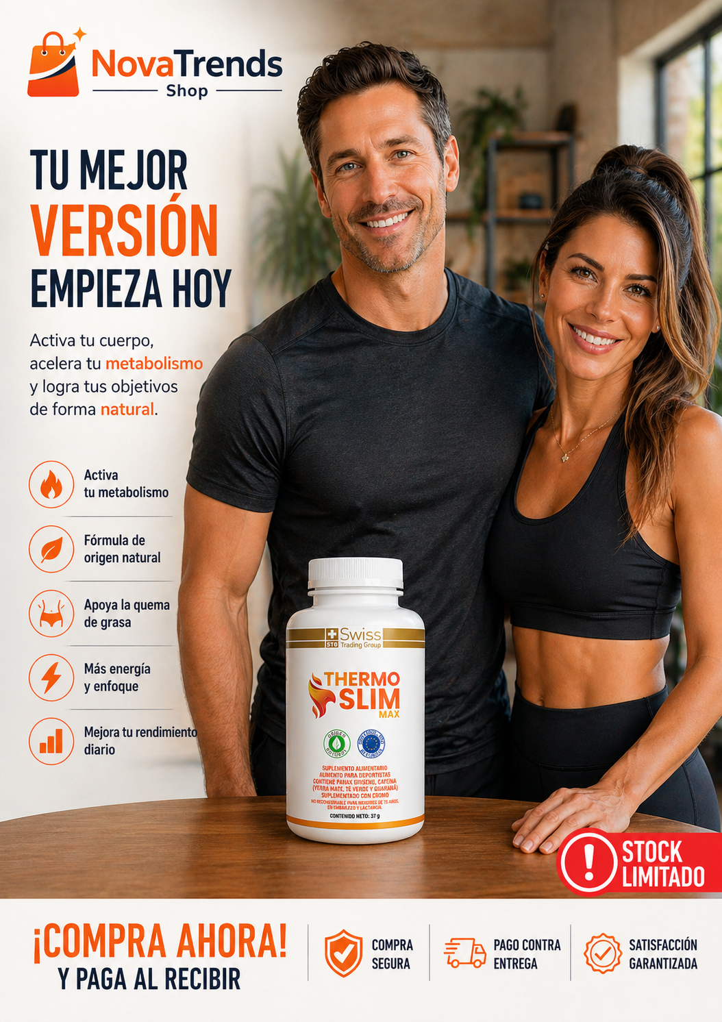 Thermo Slim Max - ¡¡Sé Tu Mejor Versión Hoy!!